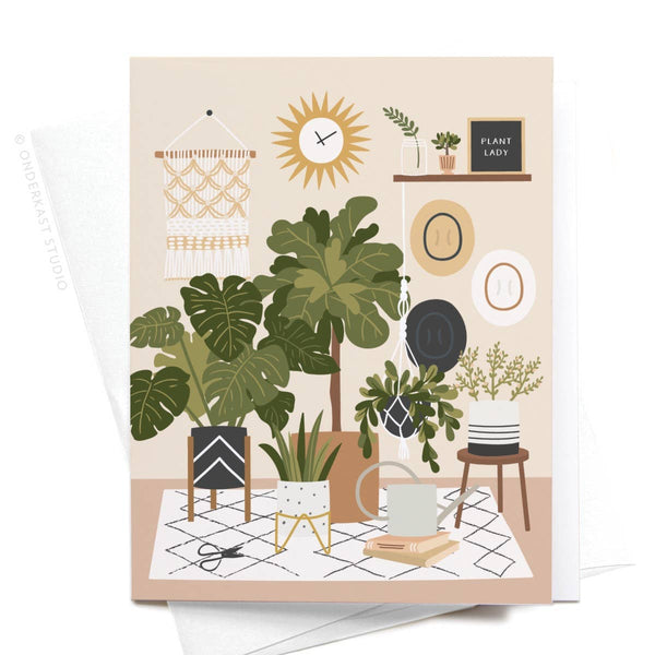 Plant Lady Greeting Card