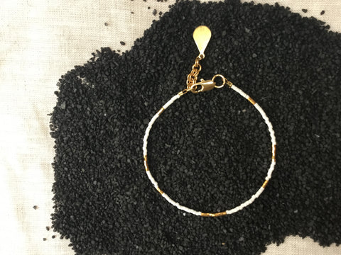 Ayana Bracelet-Matte Cream