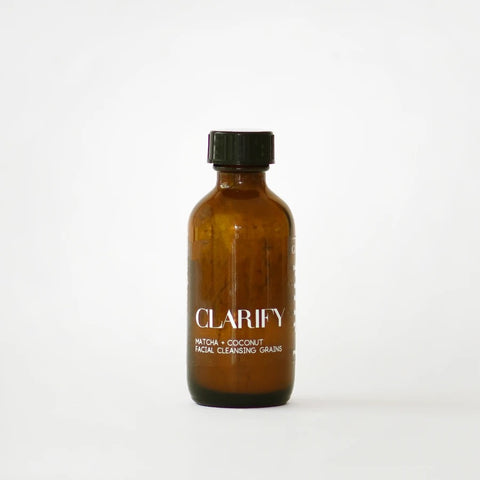 CLARIFY- Matcha and Coconut Facial Cleansing Grains.