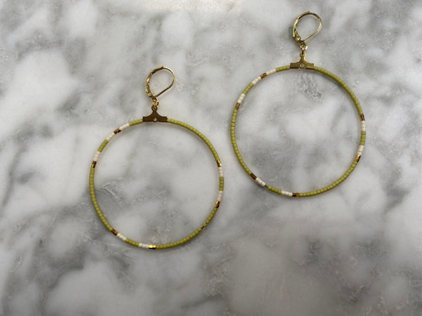 Ayana Hoop-chartreuse