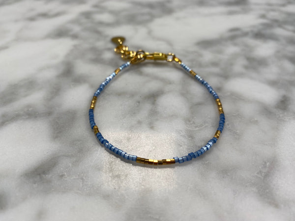Ayana Bracelet-Denim Satin