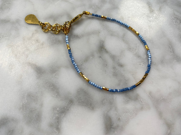 Ayana Bracelet-Denim Satin