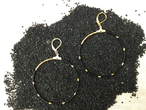 Ayana(Large)-Matte Black/Gold